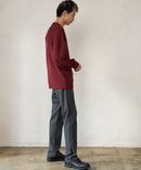 ふんわり もちもちのやみつきな触り心地 ふわもちモール 畦編み クルー ネックセーター BLUE STANDARD ブルースタンダード