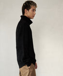 ふんわりもちもちのやみつきな触り 心地 ふわもち モール 畦編み タートルネック セーター  BLUE STANDARD ブルースタンダード