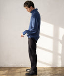 ふんわりもちもちのやみつきな触り 心地 ふわもち モール 畦編み タートルネック セーター  BLUE STANDARD ブルースタンダード