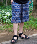 ペンギン プリント ミニ 裏毛 ショート パンツ さらさら BLUE STANDARD ブルースタンダード