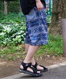 ペンギン プリント ミニ 裏毛 ショート パンツ さらさら BLUE STANDARD ブルースタンダード