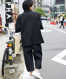 ドライタッチ 吸水速乾 ストレッチ楊柳クロップドパンツ BLUE STANDARD ブルースタンダード