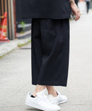 ドライタッチ 吸水速乾 ストレッチ楊柳クロップドパンツ BLUE STANDARD ブルースタンダード