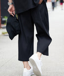 ドライタッチ 吸水速乾 ストレッチ楊柳クロップドパンツ BLUE STANDARD ブルースタンダード