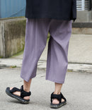 ドライタッチ 吸水速乾 ストレッチ楊柳クロップドパンツ BLUE STANDARD ブルースタンダード