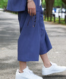 ドライタッチ 吸水速乾 ストレッチ楊柳クロップドパンツ BLUE STANDARD ブルースタンダード