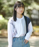 ZERO STAIN 切り替え ロンT 汗染みの目立たない Tシャツ 撥水 防汚 UVカット 紫外線対策 ユニセックス