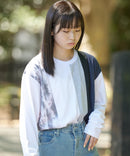 ZERO STAIN 切り替え ロンT 汗染みの目立たない Tシャツ 撥水 防汚 UVカット 紫外線対策 ユニセックス