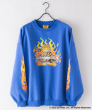 ガーフィールド コラボ クルーネック スウェット Garfield Y2K SK8 スケーター BIG シルエット