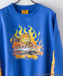 ガーフィールド コラボ クルーネック スウェット Garfield Y2K SK8 スケーター BIG シルエット