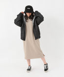 ロゴテープ使い 中綿 ジャケット エコダウン