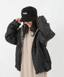 ロゴテープ使い 中綿 ジャケット エコダウン