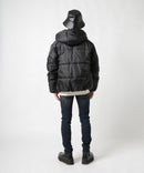 ロゴテープ使い 中綿 ジャケット エコダウン