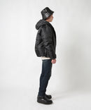 ロゴテープ使い 中綿 ジャケット エコダウン