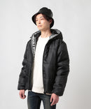 ロゴテープ使い 中綿 ジャケット エコダウン