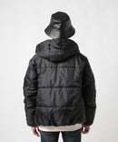 ロゴテープ使い 中綿 ジャケット エコダウン