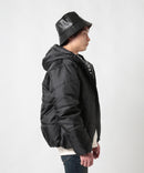 ロゴテープ使い 中綿 ジャケット エコダウン