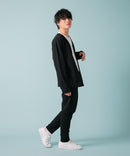 【KAITEKI+】ドライタッチ 吸水 速乾 ストレッチ イージーケア ドライリップル ボタン カーディガン  快適 カイテキ