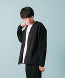 【KAITEKI+】ドライタッチ 吸水 速乾 ストレッチ イージーケア ドライリップル ボタン カーディガン  快適 カイテキ