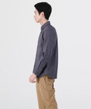 ラクケア イージーケア オックス ボタンダウン シャツ 定番  BLUE STANDARD ブルースタンダード