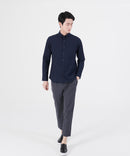 ラクケア イージーケア オックス ボタンダウン シャツ 定番  BLUE STANDARD ブルースタンダード