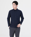 ラクケア イージーケア オックス ボタンダウン シャツ 定番  BLUE STANDARD ブルースタンダード