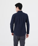 ラクケア イージーケア オックス ボタンダウン シャツ 定番  BLUE STANDARD ブルースタンダード