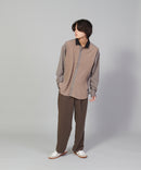 カットプリーツスイッチルーズシャツ