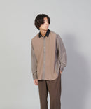 カットプリーツスイッチルーズシャツ