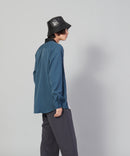 カットプリーツスイッチルーズシャツ