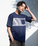 汗染み 目立ちにくい Tシャツ ゼロステイン ZERO STAIN 汗染み防止 切り替え デザイン Tシャツ メンズ レディース 男女兼用 トップス 半袖 おしゃれ 吸水速乾 人気 tシャツ 機能 快適 インナー 肌着としても 撥水加工 UVカット 防汚加工 紫外線防止