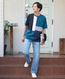 汗染み 目立ちにくい Tシャツ ゼロステイン ZERO STAIN 汗染み防止 切り替え デザイン Tシャツ メンズ レディース 男女兼用 トップス 半袖 おしゃれ 吸水速乾 人気 tシャツ 機能 快適 インナー 肌着としても 撥水加工 UVカット 防汚加工 紫外線防止