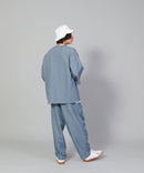 テックリネンノーカラージャケット