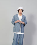 テックリネンノーカラージャケット