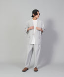 テックリネンノーカラージャケット