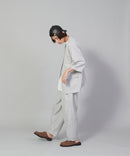 テックリネンノーカラージャケット