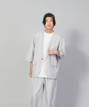 テックリネンノーカラージャケット