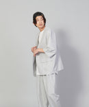 テックリネンノーカラージャケット