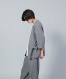 テックリネンノーカラージャケット