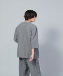 テックリネンノーカラージャケット