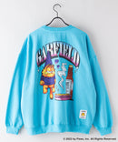 ガーフィールド コラボ クルーネック スウェット Garfield Y2K SK8 スケーター BIG シルエット