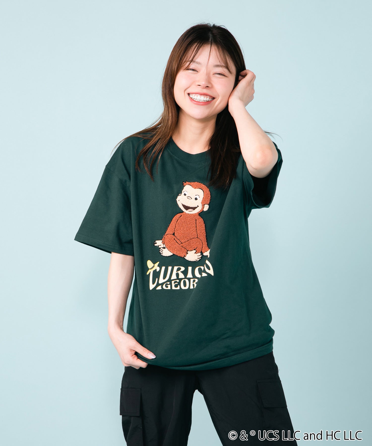 【おさるのジョージ】 ニョッキ ハンドリー Tシャツ ドロップ