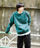 ヘビー ウェイト 裏起毛 ミニゴリラ ワンポイント ロゴ  クルーネック スウェット トレーナー BEN DAVIS