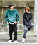 ヘビー ウェイト 裏起毛 ミニゴリラ ワンポイント ロゴ  クルーネック スウェット トレーナー BEN DAVIS