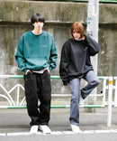 ヘビー ウェイト 裏起毛 ミニゴリラ ワンポイント ロゴ  クルーネック スウェット トレーナー BEN DAVIS