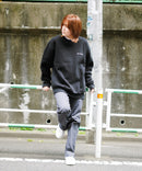 ヘビー ウェイト 裏起毛 ミニゴリラ ワンポイント ロゴ  クルーネック スウェット トレーナー BEN DAVIS