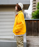 レトロ フリース  胸ロゴ 刺繍 スタンド スナップボタン BEN DAVIS