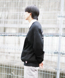 バッグ ロゴ  胸 ワッペン 裏起毛 襟付き スウェット ラガーシャツ タイプ BEN DAVIS