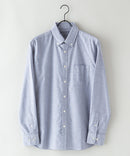 ラクケア イージーケア オックス ボタンダウン シャツ 定番  BLUE STANDARD ブルースタンダード