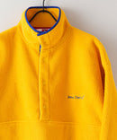 レトロ フリース  胸ロゴ 刺繍 スタンド スナップボタン BEN DAVIS